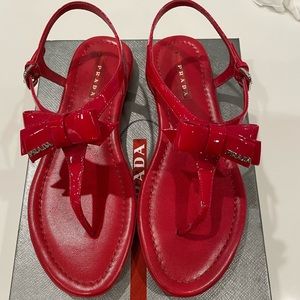 Prada sandals size 7.5